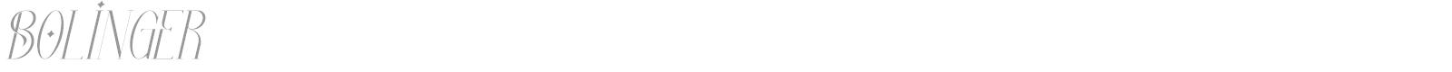 Bolinger font preview